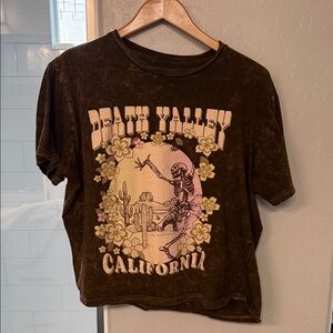 Death Valley California Graphic Tee - Brown